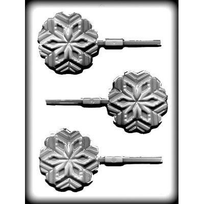 Snowflake Sucker Hard Candy Mold- Package of 3