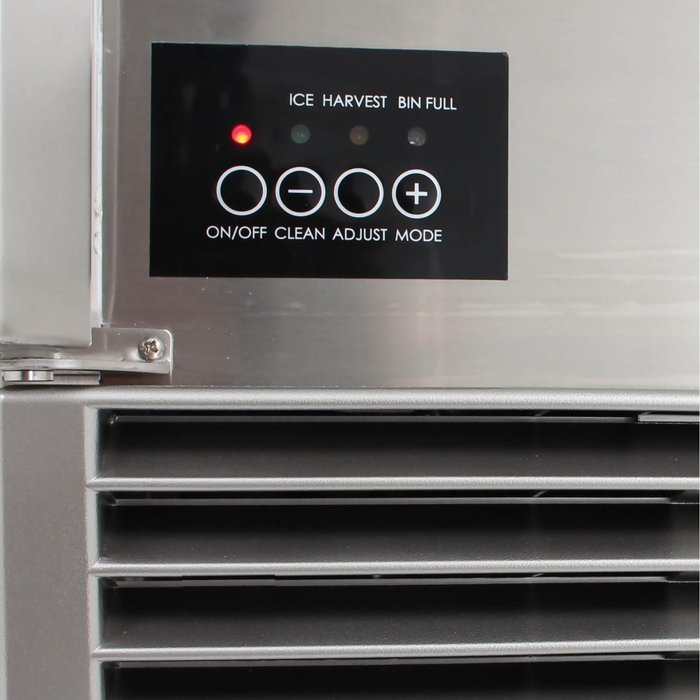 Blaze 50 Lb. 15-inch Built-in / Freestanding Outdoor Ice Maker With Gravity Drain - Stainless Steel N4