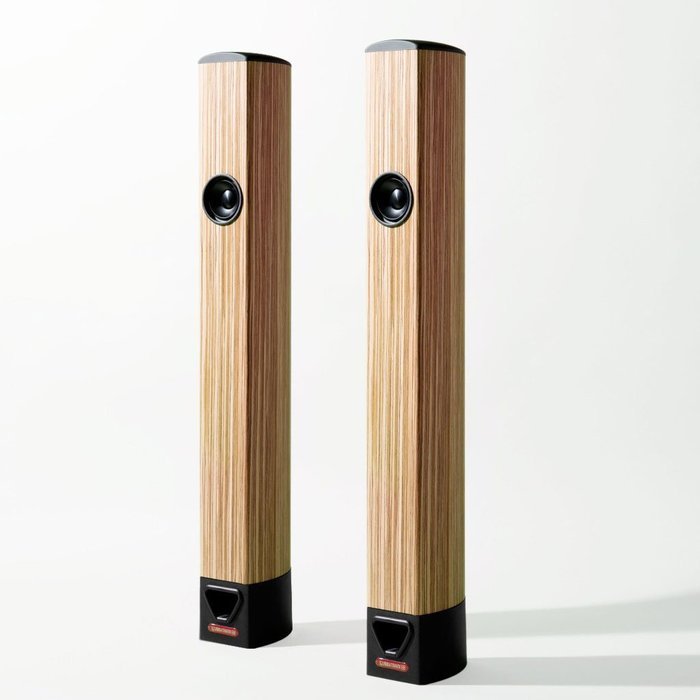 Kvart & B&oslash;lge Sound Sommeliers Quarter Wave Speaker Zebra Wood with Black Trim (Pair)