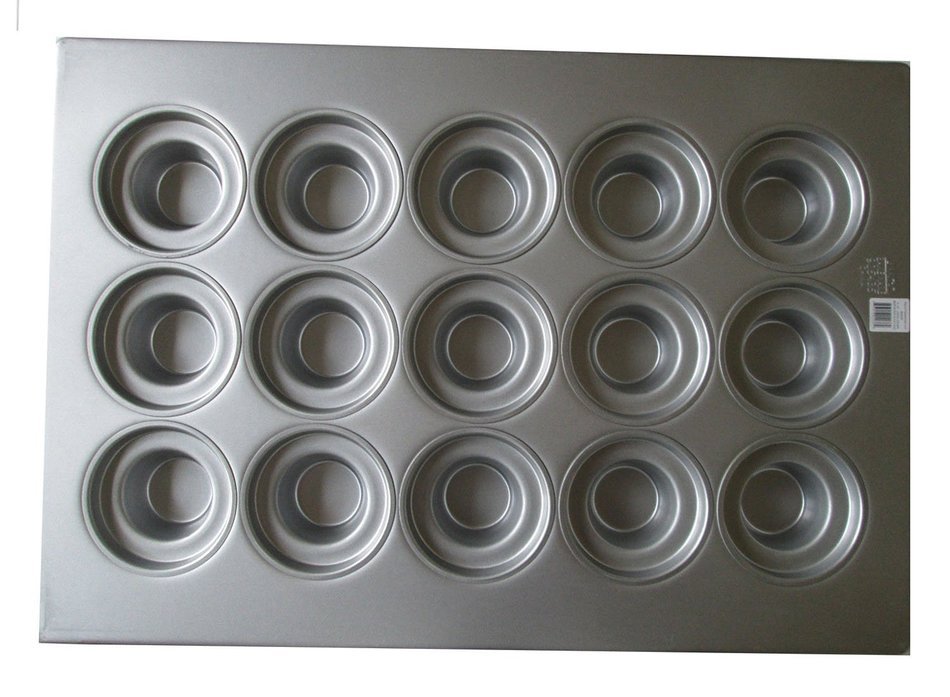 Focus Foodservice Commercial Bakeware 12 Count 3-1/2-Inch Jumbo Muffin Pan N5
