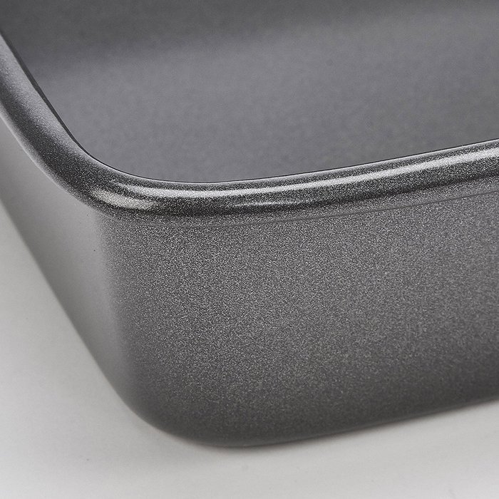 BLACK+DECKER 83392 Commercial Nonstick Oblong Cake Pan, 13" x 9", Gray N3