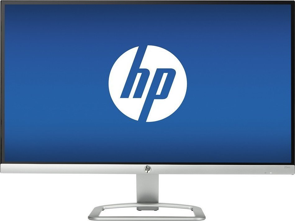 HP - 25" IPS LED HD Monitor - Natural silver N3