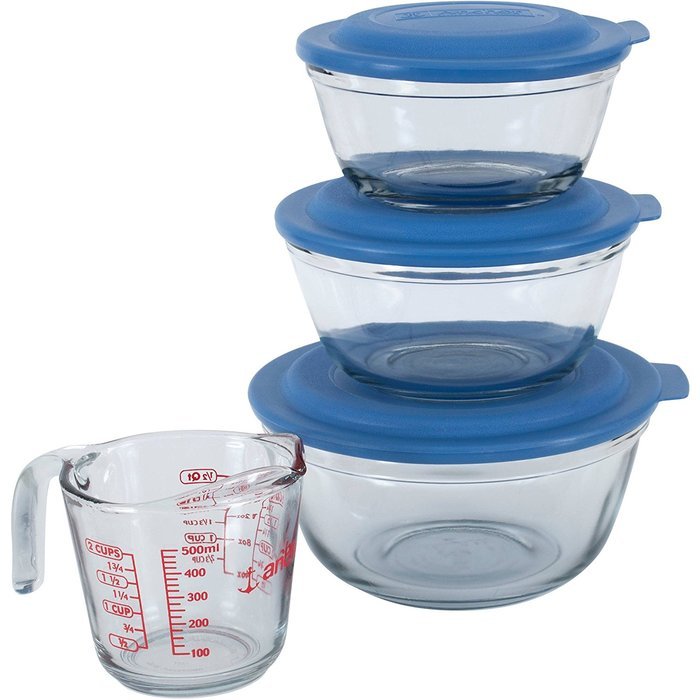 Anchor Hocking 7-Piece Mixing Bowl Prep Set
