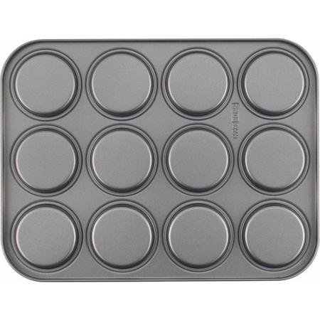 Heavy-duty Carbon Steel Construction Whoopie Pie Pan, Non-stick, 12-Cup N2