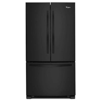 Whirlpool 33 in. W 22.1 cu. ft. French Door Refrigerator in BLACK ENERGY STAR!