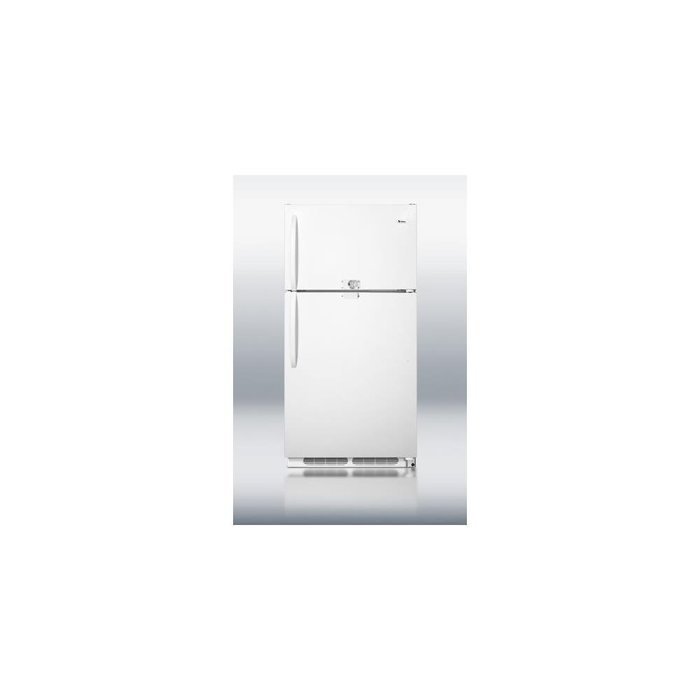 SUMMIT 14.8 Cu.Ft. Refrigerator-Freezer W/ Dual Combination Lock By CT