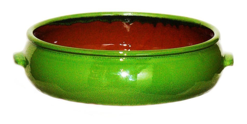 Terafeu 8.5-Inch Round Baker, Provencial Green