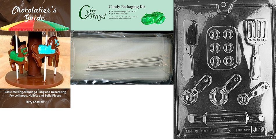 Cybrtrayd J079 Baking Set Jobs Chocolate Candy Mold N6