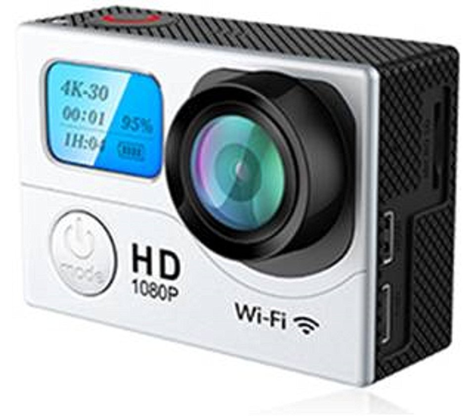 Lightning Strike Go4iT &ndash; OB1 White Waterproof Multi Sport Action Adventure Camera with Full 1080P HD, Wi-Fi and... N2