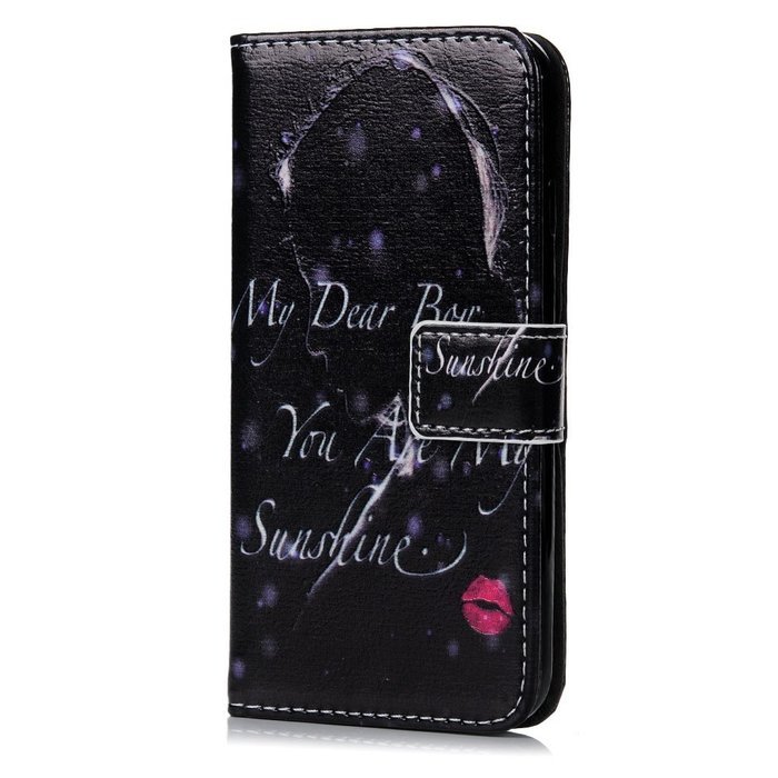 iPhone 7 Case (4.7 inch) - Wallet Folio Flip Premuim PU Leather Case Colorful Print Design with Stand Magnetic... N130