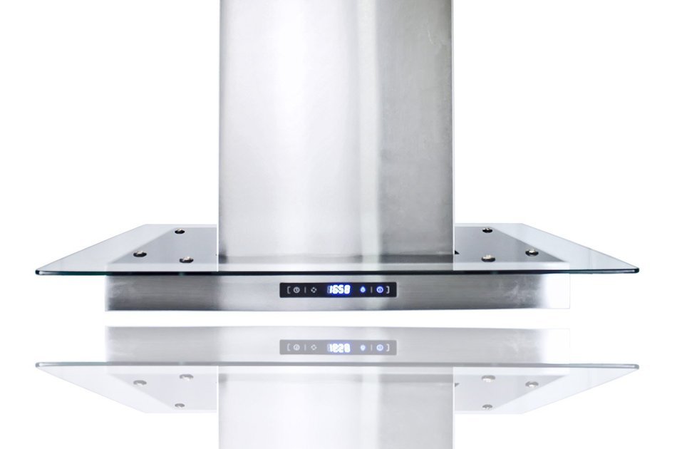 Golden Vantage 30" Island Mount Stainless Steel Range Hood Stove Vent GVCI-30 N4