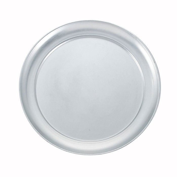 Winware 20-Inch Aluminum Pizza Tray with Wide Rim