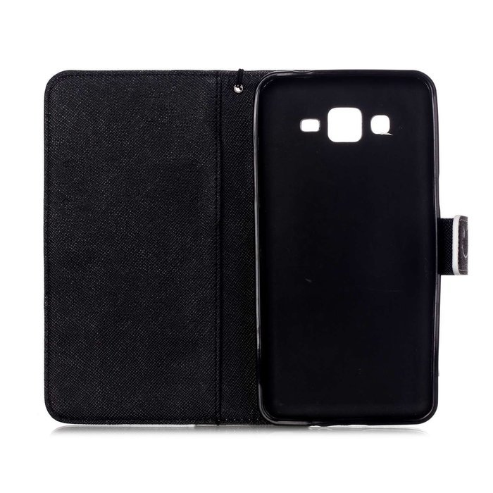 Galaxy Grand Prime Case,Galaxy Grand Prime Wallet Case,Phezen PU Leather Magnetic Closure Stand Flip Cover Credit... N4