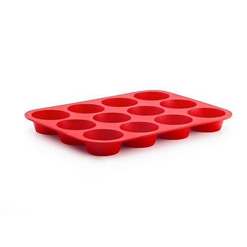 Fuller Brush 12 Cup Muffin Pan, 12.75x9.75x1 Inches