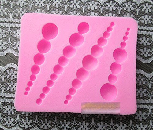 Anyana Bead Silicone Fondant Mold Cake Decorating Pastry Gum Pastry Tool Kitchen Tool Sugar Paste Baking Mould... N4