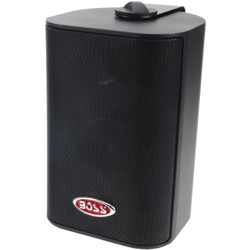 BOSS AUDIO MR4.3B 4" Indoor/Outdoor 3-Way Speakers (Black)