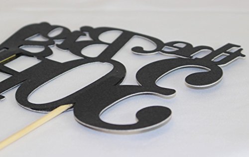 All About Details Black The Big 3OH! Cake Topper N2