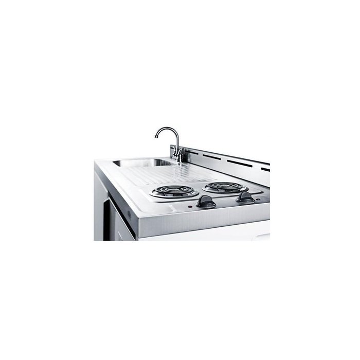 Summit C48EL 48" 2 Burner Electric Combination Kitchen N3