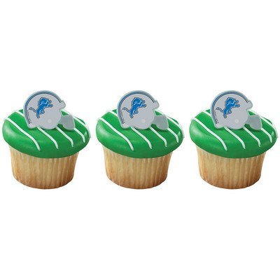 Detroit Lions Cupcake Rings 24 Count