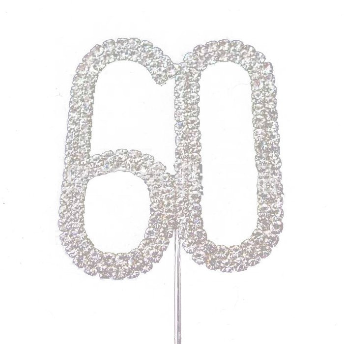 Hundred Decorative Rhinestone Cake Topper N7