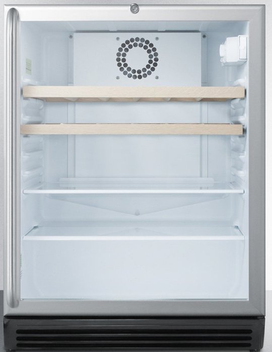 Summit SCR600LOSRC 5.5 cu.ft. Capacity Outdoor Refrigerator Automatic Defrost Adjustable Glass Shelves Adjustable...
