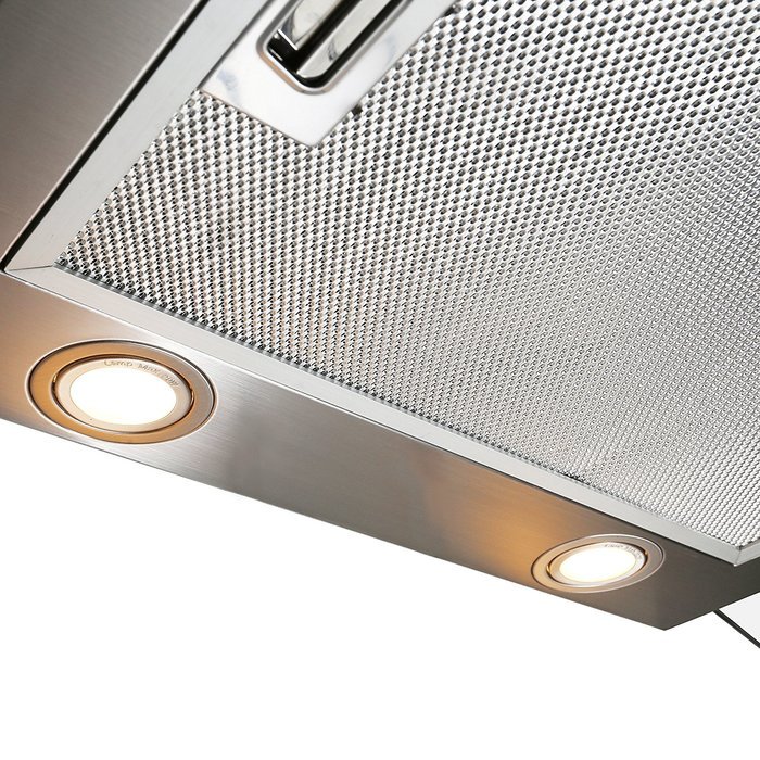 30 Inch Wall Mount Stainless Steel Kitchen Range Hood with Glass Canopy N2