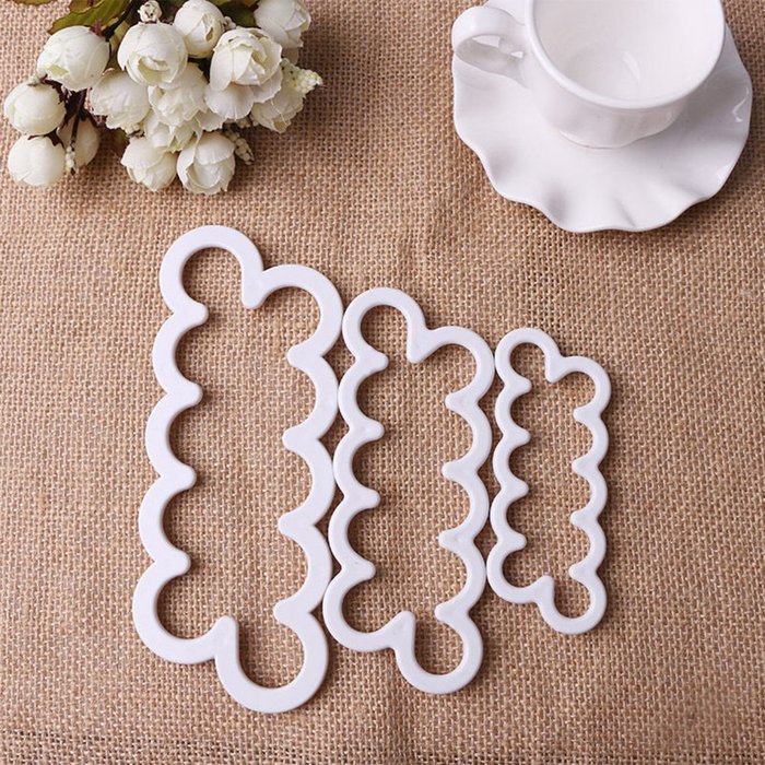 NALATI 3Pcs Mixed Sizes 3D Cake Rose Flower Mould Fondant Cake Cookie Decorating Sugarcraft Cutter Roses Mold... N4