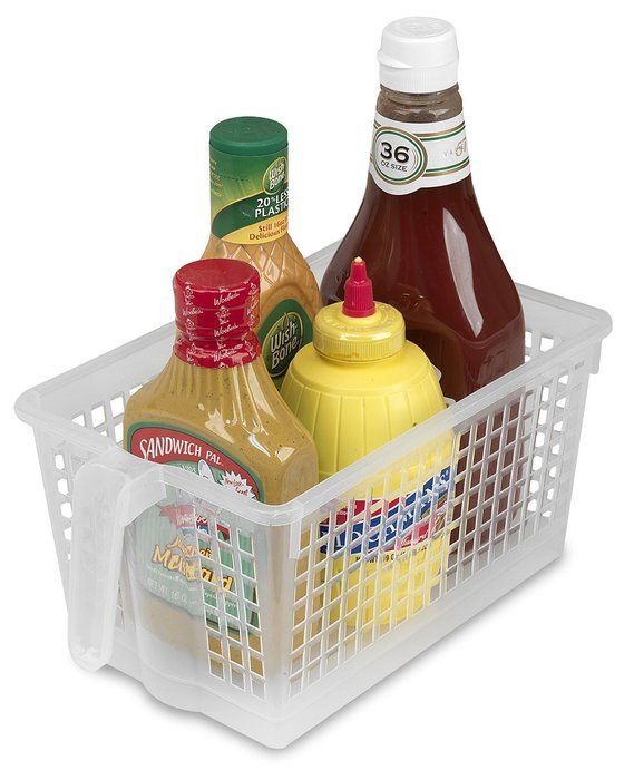 Perfect Pantry Polypropylene Handy Basket, Medium, Clear