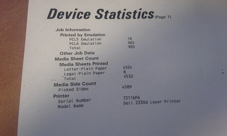 Dell Computer 2330d 2330d Laser 35ppm 1200x1200dpi Prnt Usb 1284 32mb Sf Mono 50000 N3