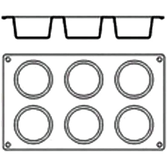 Matfer Bourgeat 257915 Gastroflex Silicone Muffin Pan Mold