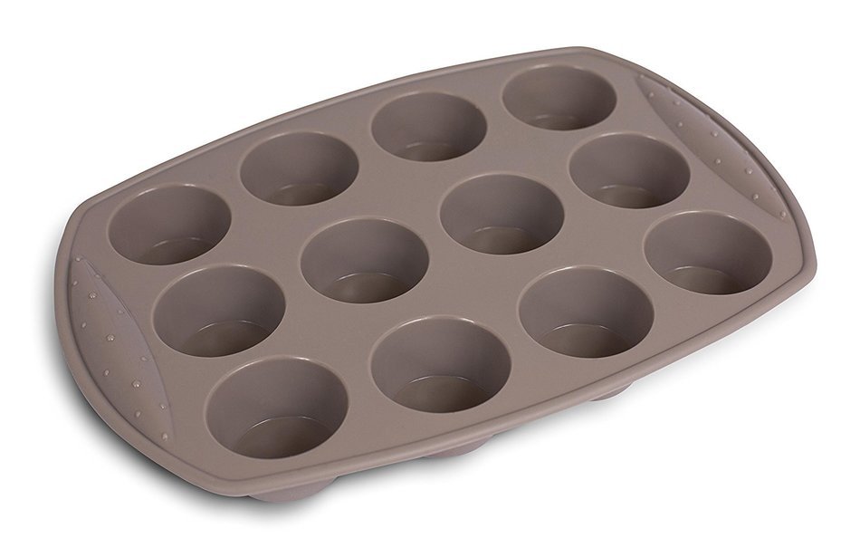 Internet&rsquo;s Best Silicone Cake Mold | 12 Cup | Cupcake Tray | Cake Baking Mold | BPA Free | Dishwasher Safe N3