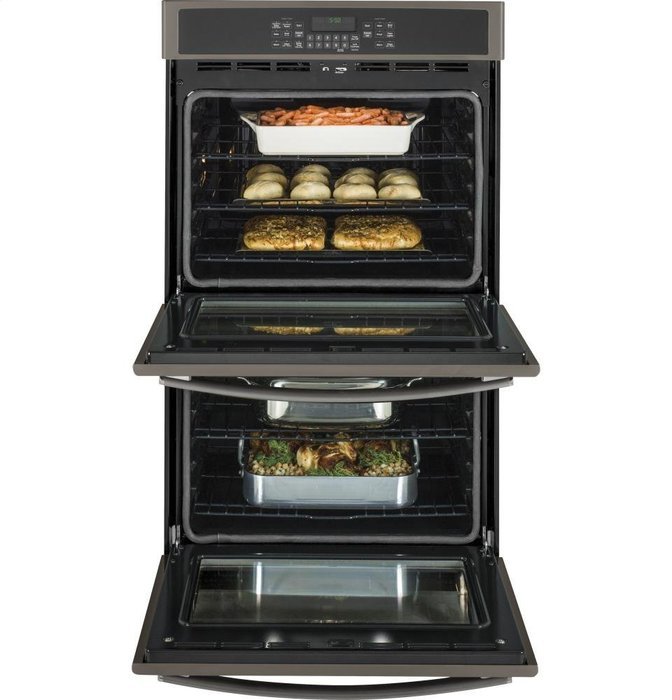 GE JT5500EJES 30" Star-K Certified Built-In Double Wall Oven With Convection in Slate N4