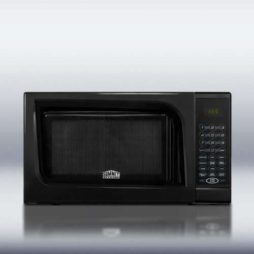 Summit SM902BL: Mid-sized microwave oven with black finish