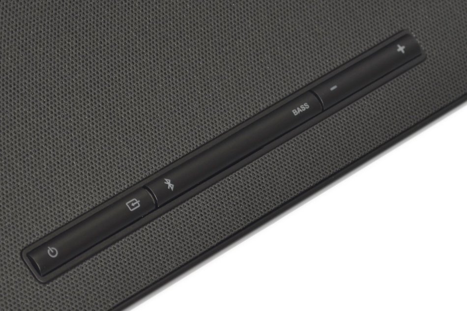 GOSO Bluetooth Soundbar Speaker Large 19" Curved, Thin & Elegant Design Wireless Up-to 30' w/ USB Phone Charger N3