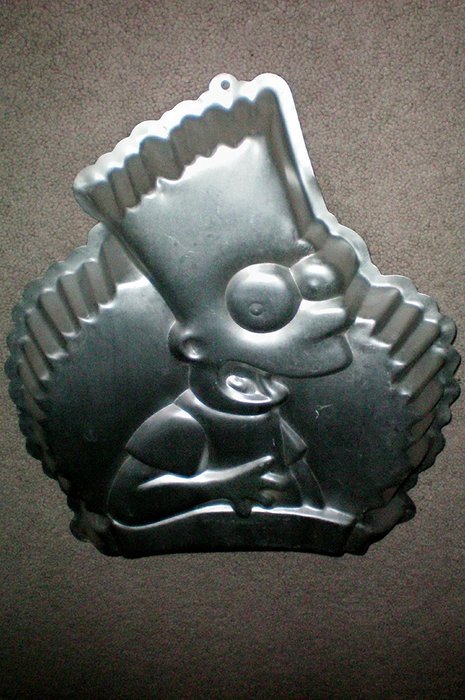 Wilton Bart Simpson Cake Pan -- RETIRED -- as shown