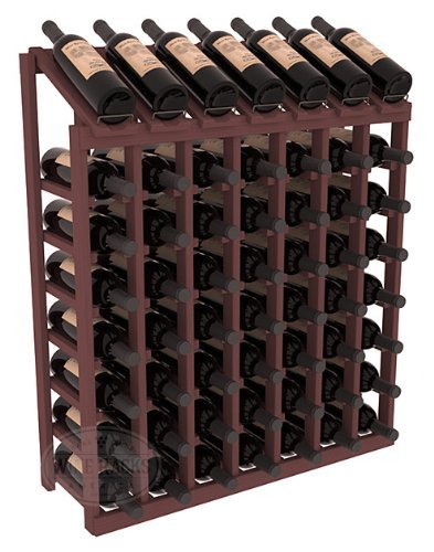 Wine Racks America Ponderosa Pine 7 Column 8 Row Display Top Kit. 13 Stains to Choose From! N8