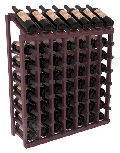 Wine Racks America Ponderosa Pine 7 Column 8 Row Display Top Kit. 13 Stains to Choose From! N10