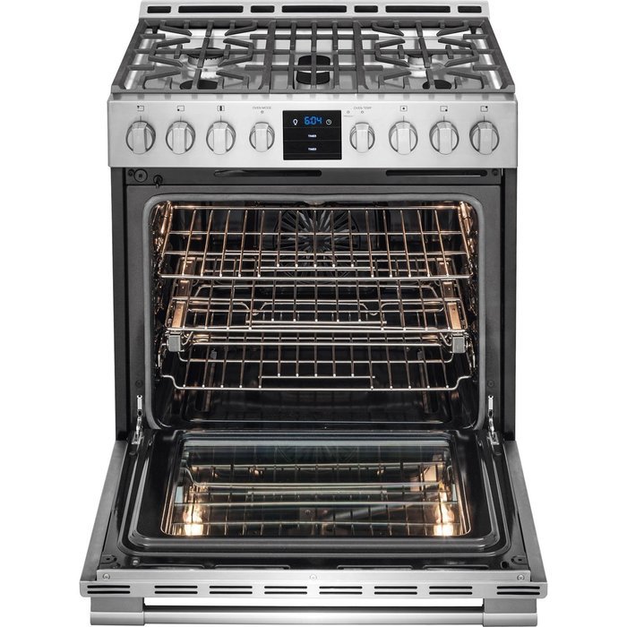 Frigidaire Professional Appliance Package with French Door Refrigerator, Convection Range, Deluxe Dishwasher and... N6