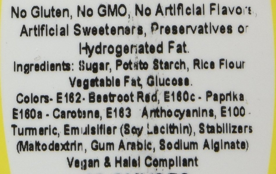 Marshalls Creek Spices All Natural Vegan Cake Decorations, Sprinkles, Rainbow Alphabet, 16 Ounce N51