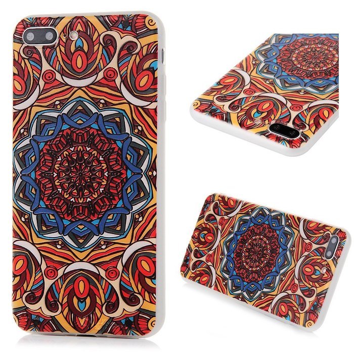 Badalink iPhone 7 Plus 3D Basso-relievo Case (5.5") Shockproof Drop Protection TPU Flexible Easy Grip Bumper Slim... N30