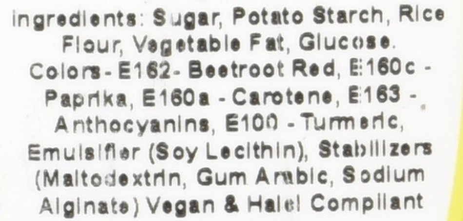 Marshalls Creek Spices All Natural Vegan Cake Decorations, Sprinkles, Rainbow Alphabet, 16 Ounce N57