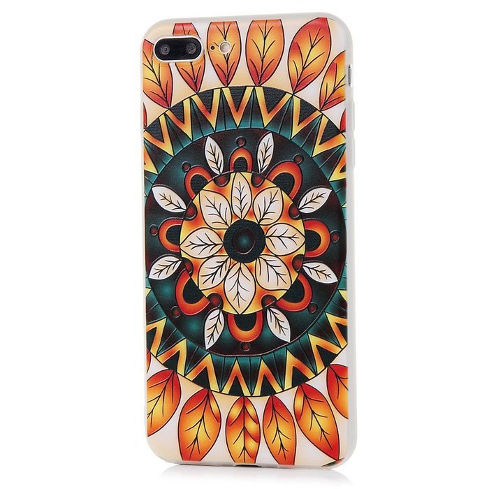 Badalink iPhone 7 Plus 3D Basso-relievo Case (5.5") Shockproof Drop Protection TPU Flexible Easy Grip Bumper Slim... N35