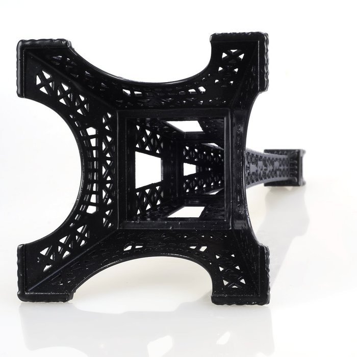 ZOVIE Pari Eiffel Tower Decor Pure Color For Cake Topper(7in, black) N7