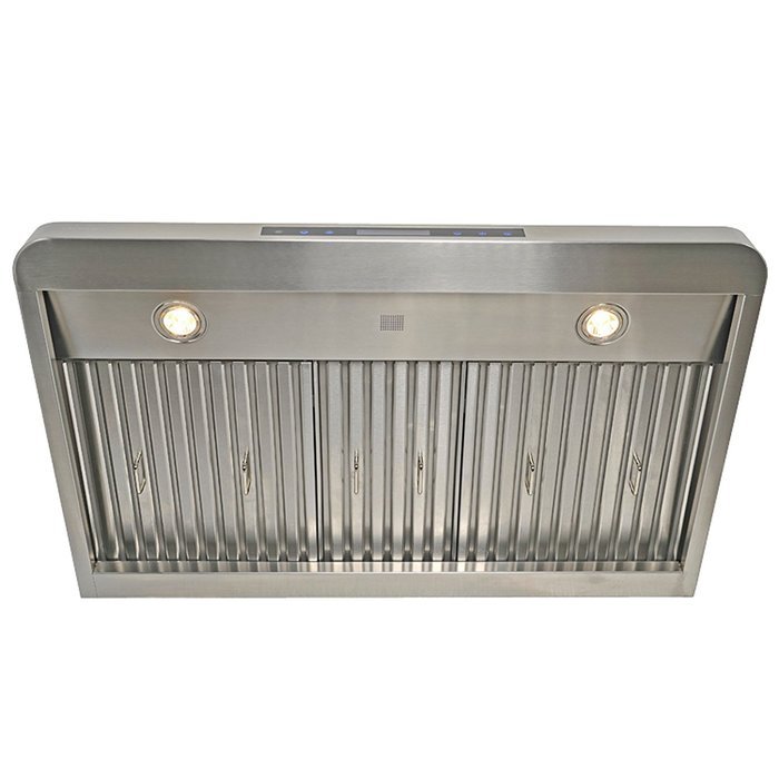 CAVALIERE 36" Under Cabinet / Wall Mounted Stainless Steel Kitchen Range Hood w/Remote Control 900 CFM AP238-PS15-36 N5