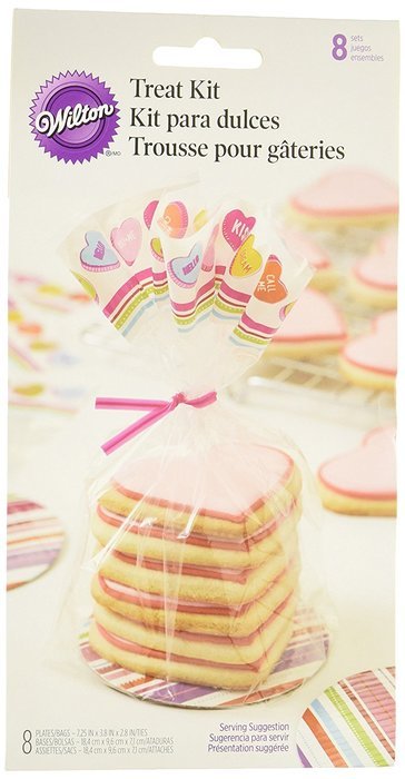 Wilton 8 Count Words Can Express Cookie Plate Kit, Mini, Multicolor N2