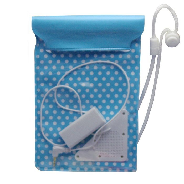 Bag-Type Waterproof Speakers for Smartphone (Blue) N2