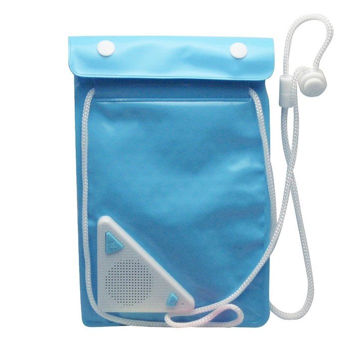 Bag-Type Waterproof Speakers for Smartphone (Blue) N3
