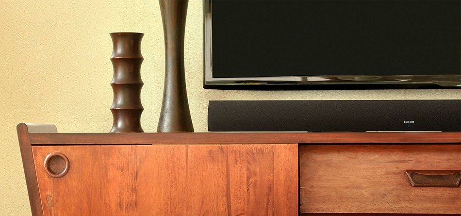 Edifier Bluetooth Soundbar B3 - LCD / LED TV Low Profile Sound Bar, Auxiliary, Optical & Coaxial Connectivity N5