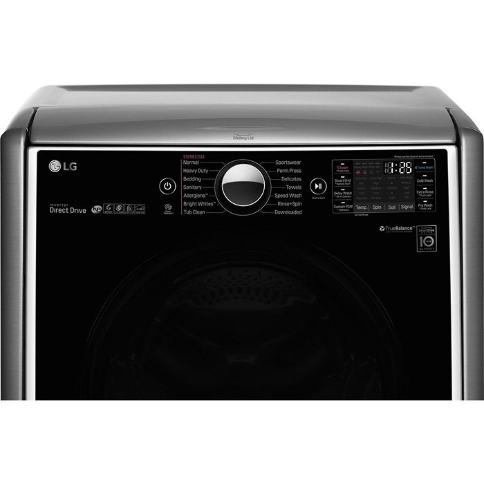 LG WM5000HVA 4.5 Cu. Ft. Graphite Steel Front Load Washer - Energy Star N3