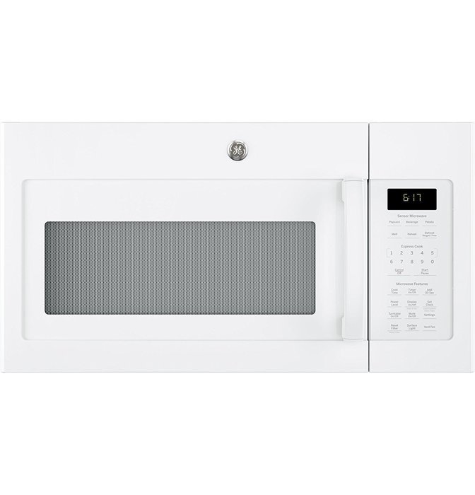 GE JVM6175DKWW 30" Over-the-Range Microwave Oven in White
